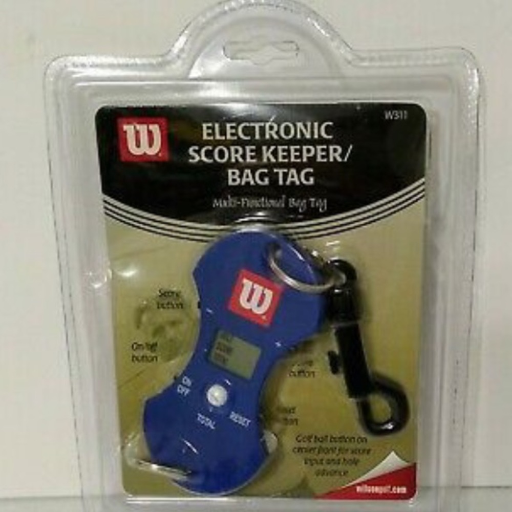Brand New WILSON Electronic Score Keeper Bag Tag (2003, 18 Hole)
